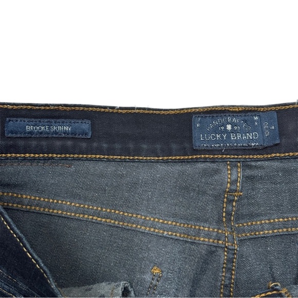 {Lucky Brand} "Brooke Skinny" Mid Rise Ankle Length Slim Stretch Denim Jeans - Picture 5 of 6